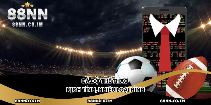 Cá độ thể thao kịch tính, nhiều loại hình